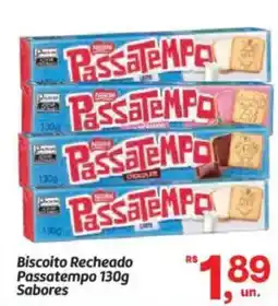 Fort Atacadista Biscoito Recheado Passatempo Sabores oferta