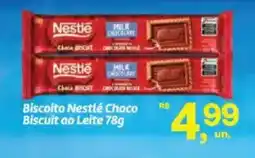 Fort Atacadista Biscoito Nestlé Choco Biscuit ao Leite oferta