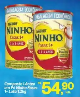 Fort Atacadista Composto Lácteo em Pó Ninho Fases 1+ Lata oferta