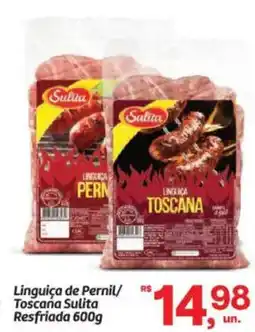 Fort Atacadista Linguiça de Pernil/ Toscana Sulita Resfriada oferta