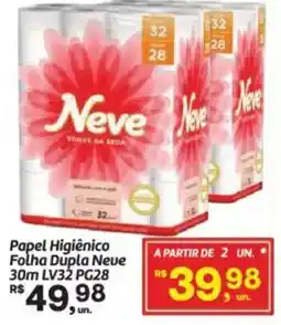 Fort Atacadista Papel Higiênico Folha Dupla Neve 30m oferta