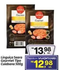 Fort Atacadista Linguiça Seara Gourmet Tipo Cuiabana oferta