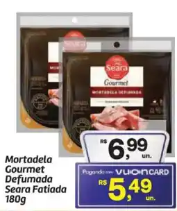 Fort Atacadista Mortadela Gourmet Defumada Seara Fatiada oferta