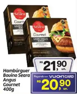 Fort Atacadista Hambúrguer Bouino Seara Angus Gournet oferta