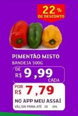 Assaí Atacadista Pimentão misto oferta