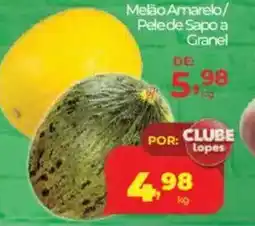 Lopes Supermercados Melão Amarelo/ Pele de Sapo a Granel oferta