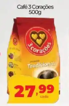 Lopes Supermercados Café 3 Corações oferta