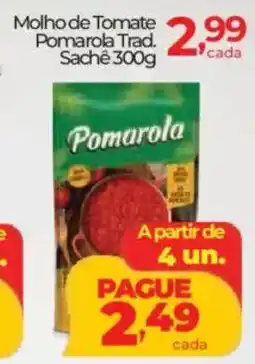 Lopes Supermercados Molho de Tomate Pomarola Trad. 2,99 oferta