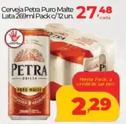 Lopes Supermercados Cerveja Petra Puro Malte Lata oferta