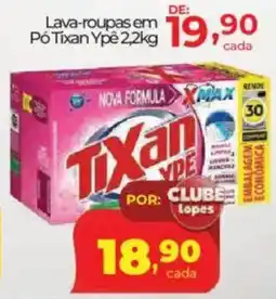 Lopes Supermercados Lava-roupas em Pó Tixan Ypê oferta