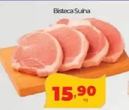 Lopes Supermercados Bisteca Suína oferta