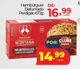 Lopes Supermercados Hambúrguer Defumado Perdigão oferta