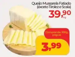 Lopes Supermercados Queijo Mussarela Fatiado (exceto Tiroleze Scala) oferta
