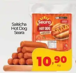 Lopes Supermercados Salsicha Hot Dog Seara oferta