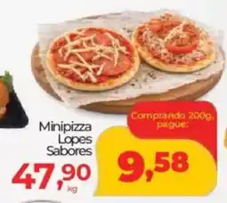 Lopes Supermercados Minipizza Lopes Sabores oferta