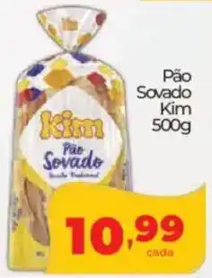 Lopes Supermercados Pão Sovado Kim oferta