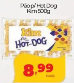 Lopes Supermercados Pão p/Hot Dog Kim oferta
