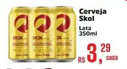 Supermercados Mateus Cerveja Skol oferta