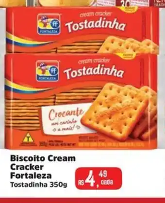 Biscoito Cream Cracker Fortaleza