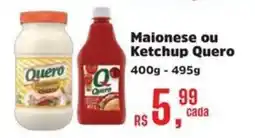 Supermercados Mateus Maionese ou Ketchup Quero oferta
