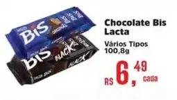 Supermercados Mateus Chocolate Bis Lacta oferta