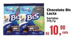 Supermercados Mateus Chocolate Bis Lacta oferta