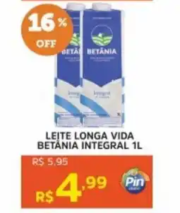 Pinheiro Supermercado Leite longa vida betania integral oferta