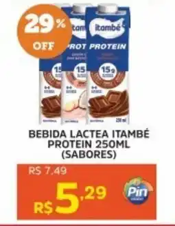 Pinheiro Supermercado Bebida lactea itambé protein (sabores) oferta
