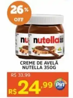 Pinheiro Supermercado Creme de avelä nutella oferta