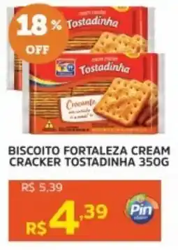 Pinheiro Supermercado Biscoito fortaleza cream cracker tostadinha oferta