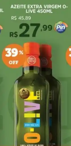 Pinheiro Supermercado Azeite extra virgem o-live oferta