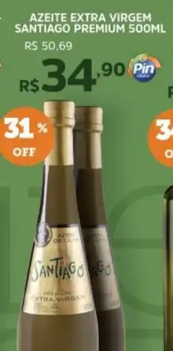 Pinheiro Supermercado Azeite extra virgem santiago premium oferta