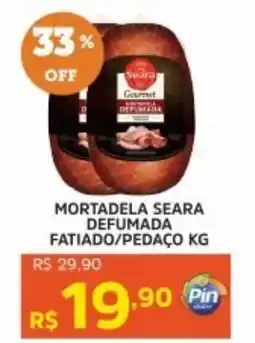 Pinheiro Supermercado Mortadela seara defumada fatiado/pedaço oferta