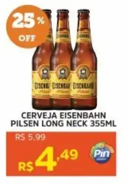Pinheiro Supermercado Cerveja eisenbahn pilsen long neck oferta