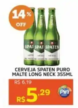 Pinheiro Supermercado Cerveja spaten puro malte long neck oferta