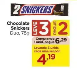 Carrefour Chocolate Snickers Duo, oferta