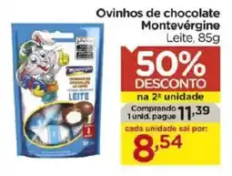 Carrefour Ovinhos de chocolate Montevergine Leite, oferta