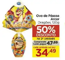 Carrefour Ovo de Páscoa Arcor Dragões, oferta