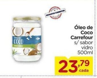 Carrefour Oleo de Coco Carrefour 500ml oferta