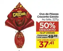 Carrefour Ovo de Páscoa Crocante Garoto Ao leite, oferta