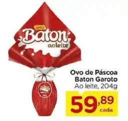 Carrefour Ovo de Páscoa Baton Garoto Ao leite, oferta