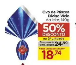 Carrefour Ovo de Páscoa Divino Vício Ao leite, oferta