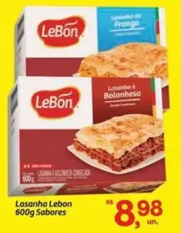 Fort Atacadista Lasanha Lebon Sabores oferta