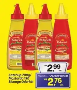 Fort Atacadista Catchup / Mostarda 190 Bisnaga Oderich oferta