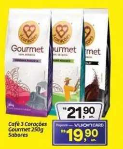 Fort Atacadista Café 3 Corações Gourmet Sabores oferta