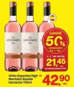 Fort Atacadista Vinho Espanhol High Montains Rosado Garnacha oferta