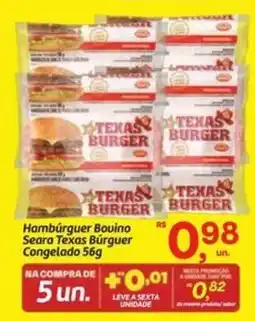 Fort Atacadista Hambúrguer Bouino Seara Texas Búrguer Congelado oferta