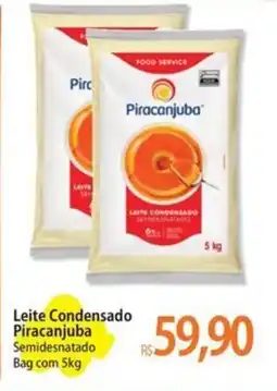Atacadão Leite Condensado Piracanjuba Semidesnatado Bag oferta