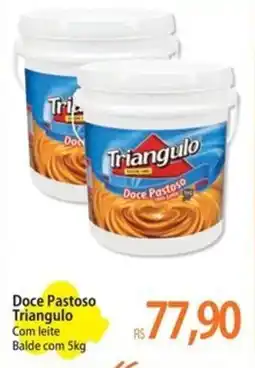 Atacadão Doce Pastoso Triangulo Com leite Balde oferta