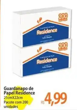 Atacadão Guardanapo de Papel Residence oferta